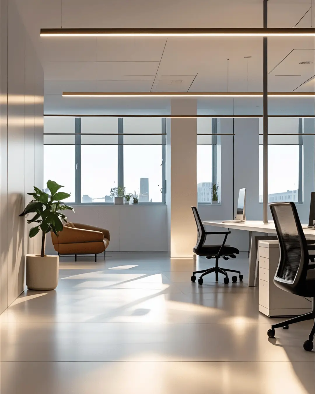 LED panel lights for offices