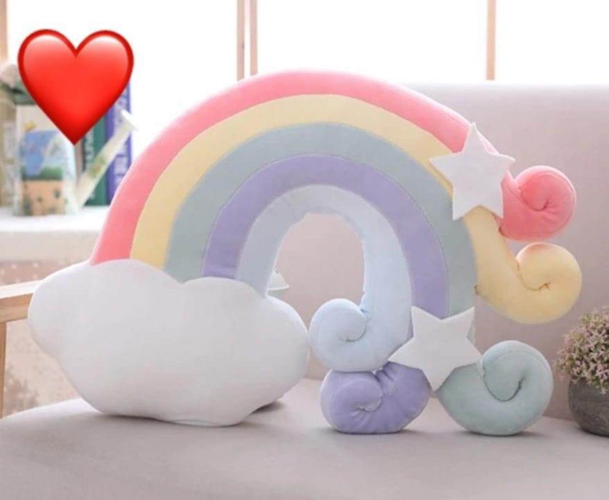 Rainbow Pillow - Newborn Plush