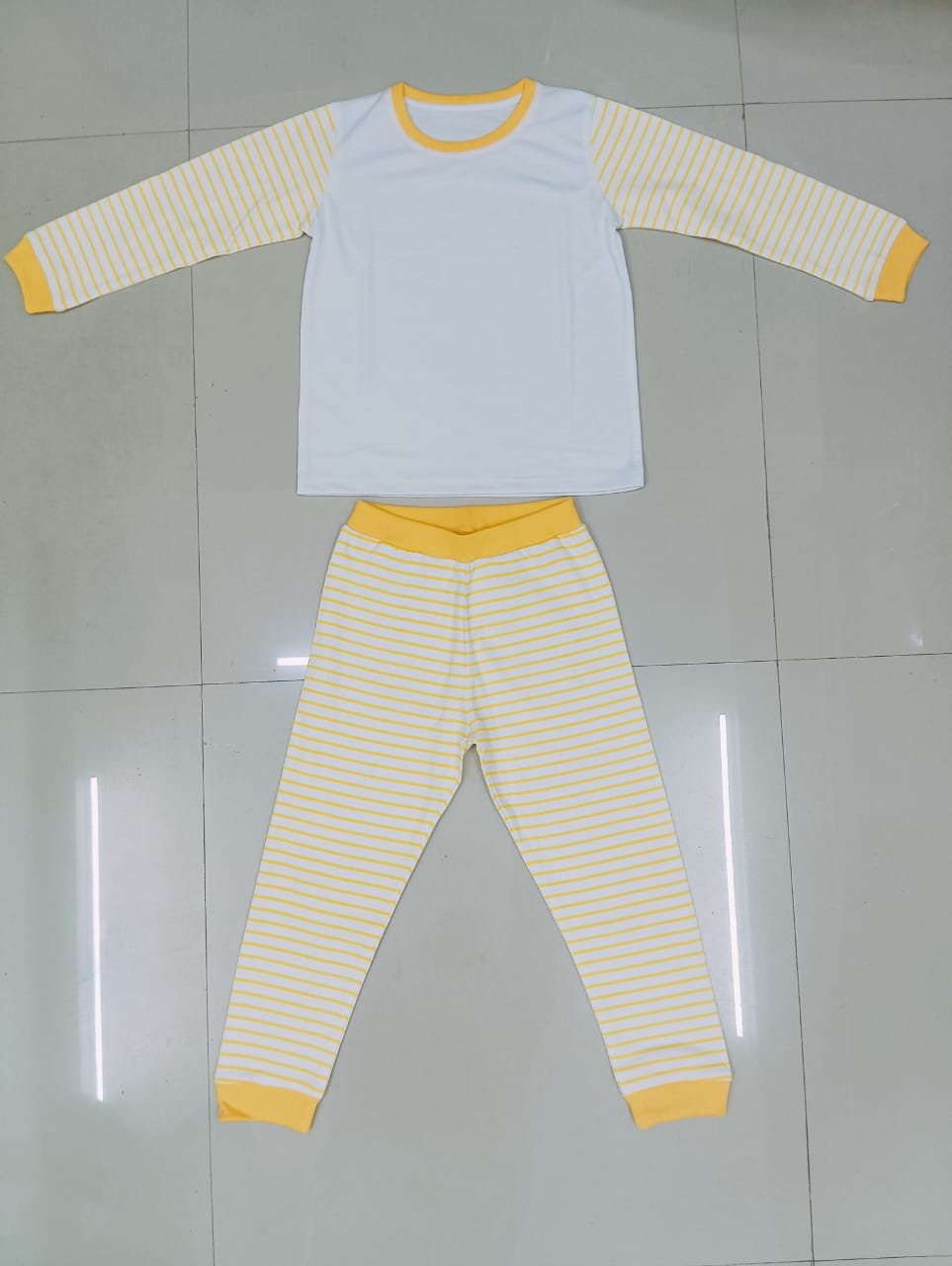 Yellow Stripe PJs