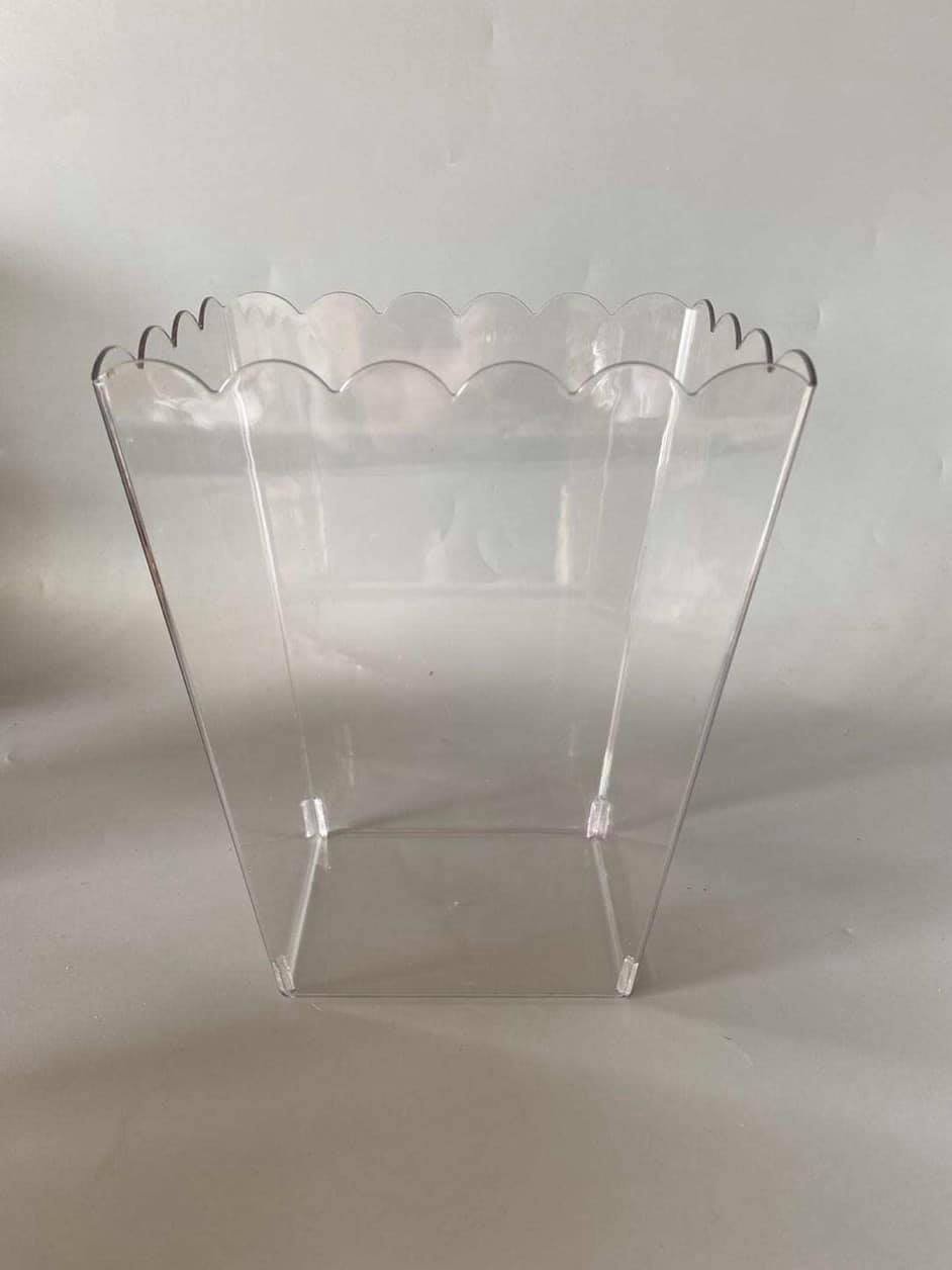Acrylic Popcorn Tubs - Blank